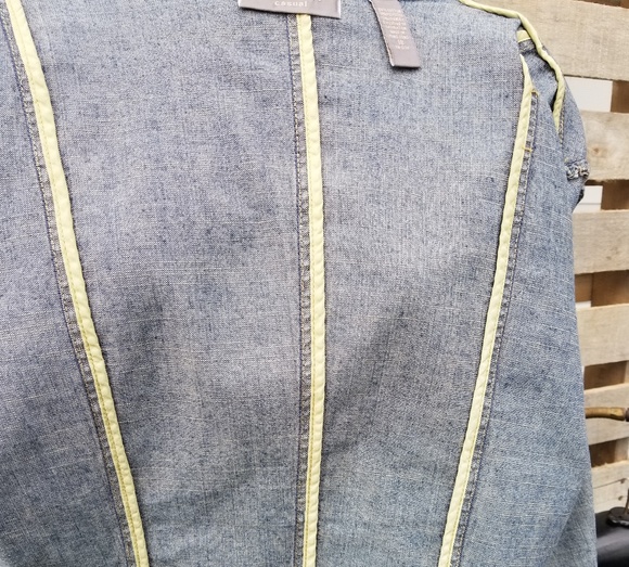 Embroidered denim jean jacket by Kate Hill. - Picture 8 of 8